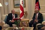 ملاقات اشرف غنی با رییس  جمهور گرجستان